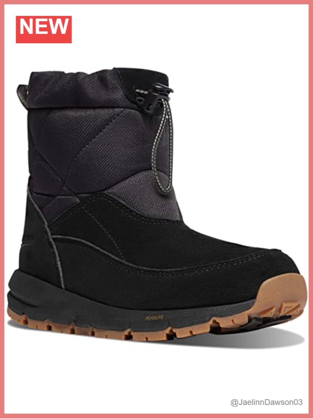 Waterproof Suede Hiking Boots with Vibram Arctic Grip & PrimaLoft